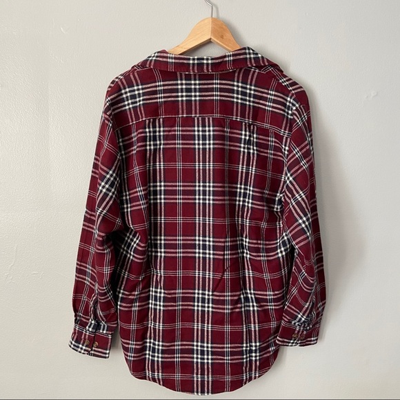🛑SOLD🛑 Oversized plaid flannel shirt - Picture 2 of 4